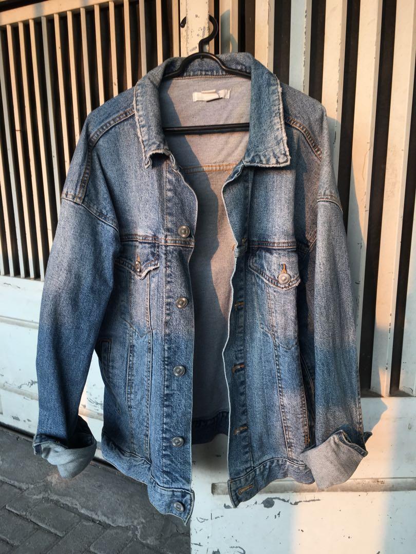 Jaket oversize h&m clearance