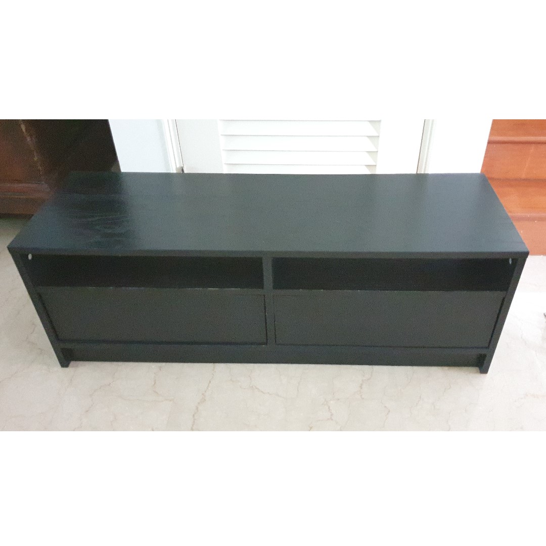 Ikea Besta TV push to open drawers, Furniture & Home Living, Furniture, Shelves