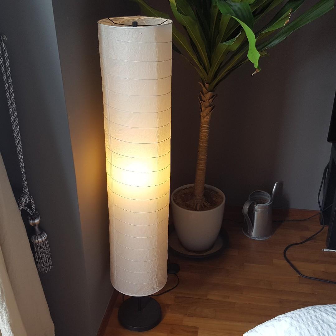 On Hand Ikea Holmo Floor Lamp Home Furniture Furniture Fixtures Lighting And Electricals On Carousell
