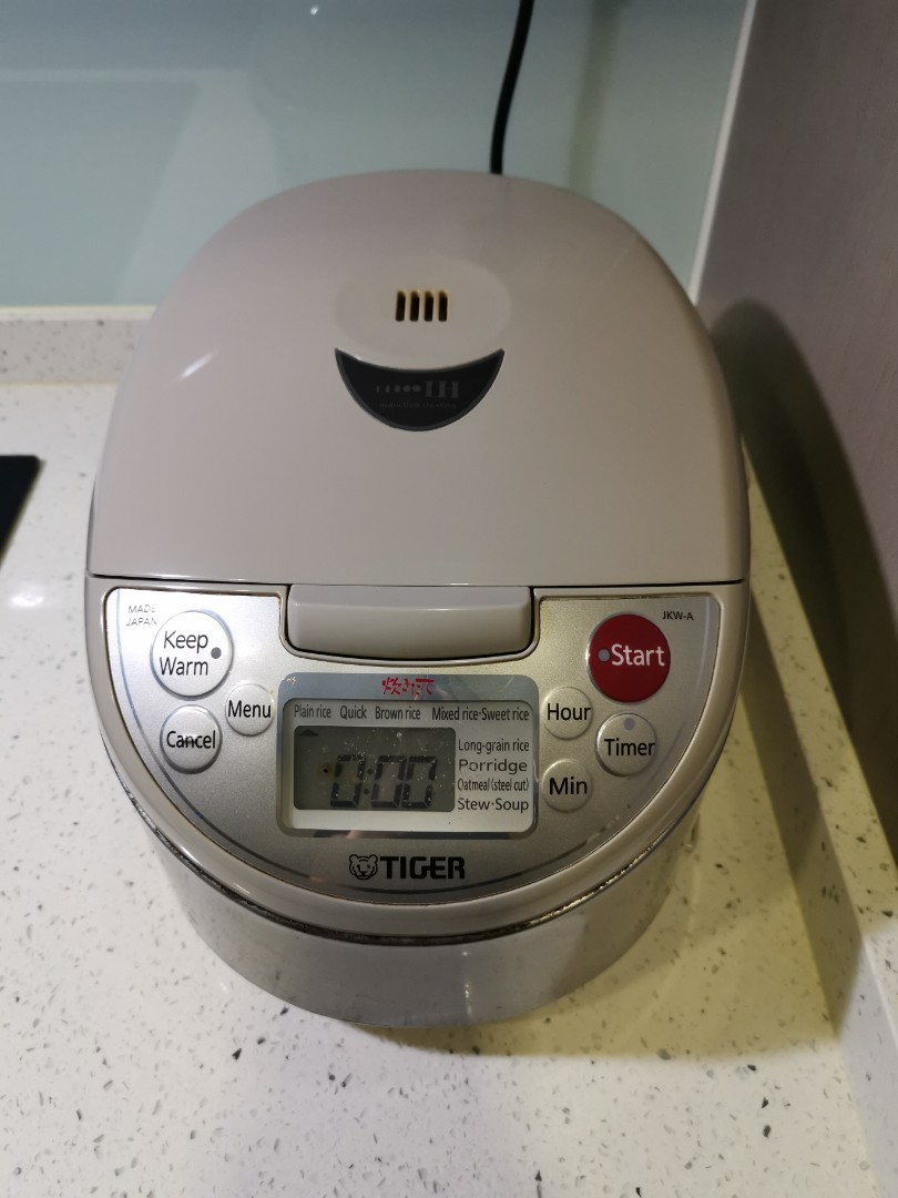 Tiger Induction Heating Rice Cooker JKWA, TV & Home Appliances