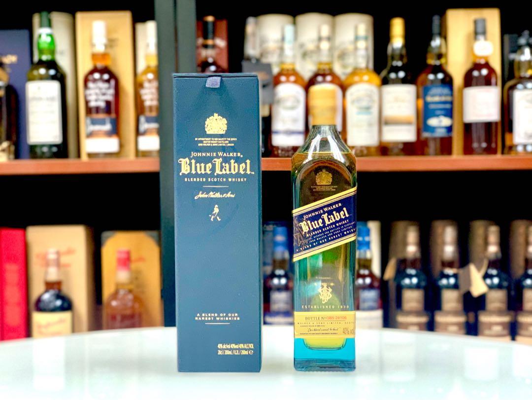 35 Whisky Johnnie Walker Blue Label 200ml - Labels Database 2020