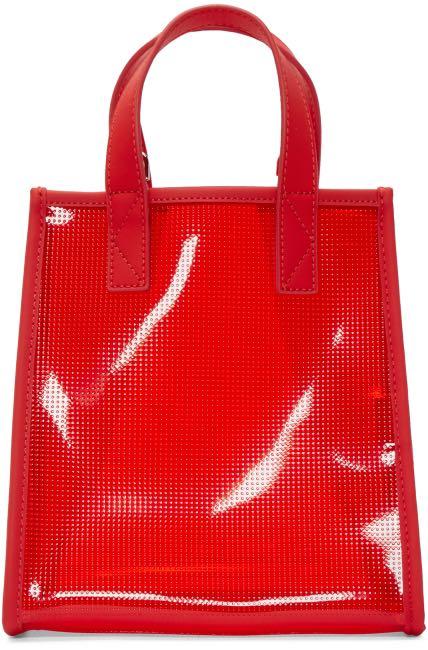 Red vinyl bag online