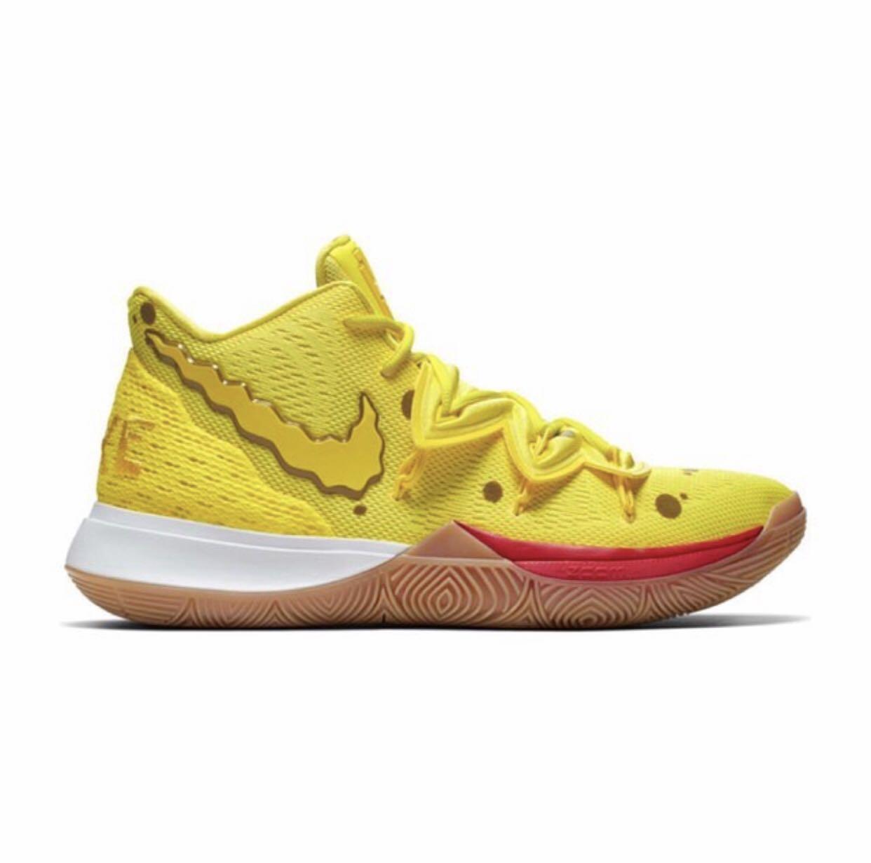 kyrie spongebob mens shoes