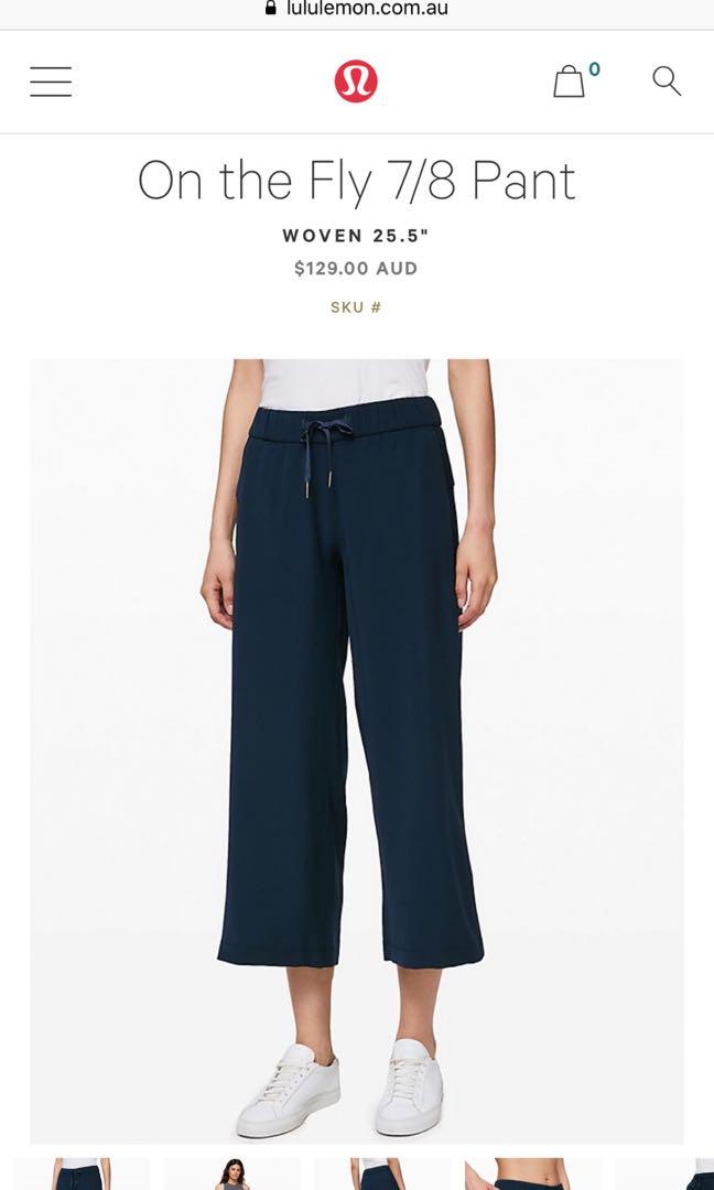 on the fly woven pant lululemon