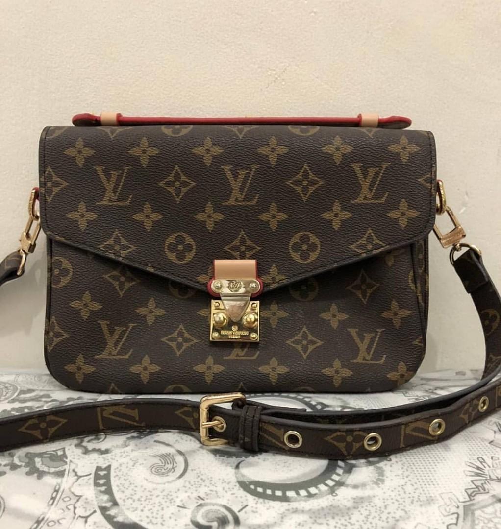 Louis Vuitton Milla MM Bag Large, Fesyen Wanita, Tas & Dompet di