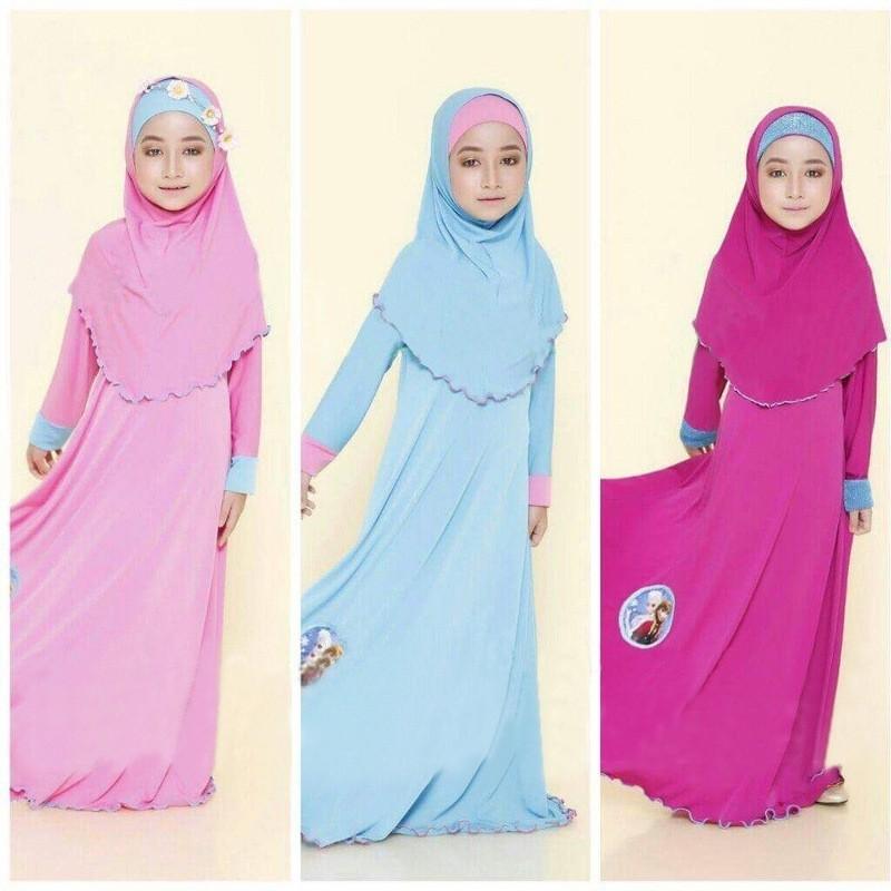 middle east girls muslim set islamic kids dress with headscarf 1565824354 e1b05174 progressive