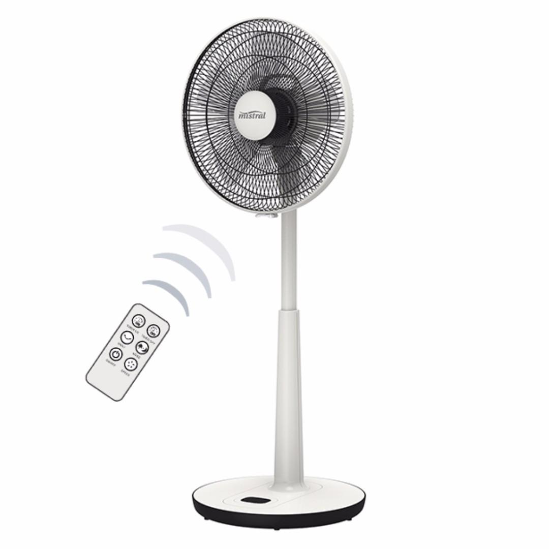 Mistral MLF3508R Mechanical Slide Fan with Remote 14 Inch, Furniture & Home Living, Lighting