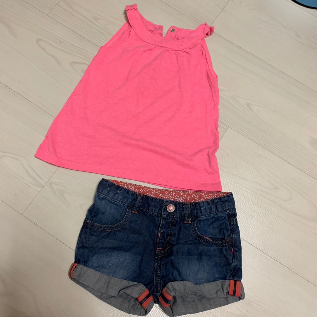 Mothercare Girl S Top And Jeans Shorts Babies Kids Girls Apparel 4 To 7 Years On Carousell Not skirts, leggings, yoga pants, or panties(with boyshorts being the exception). carousell
