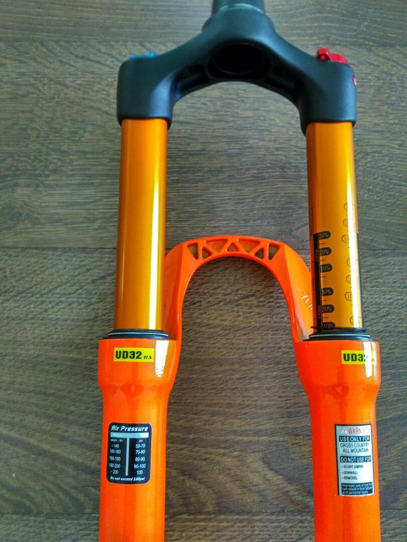 MTB Fork Ion UD 32 Gold Stanchion 120,140,160mm Thru Axle, Sports