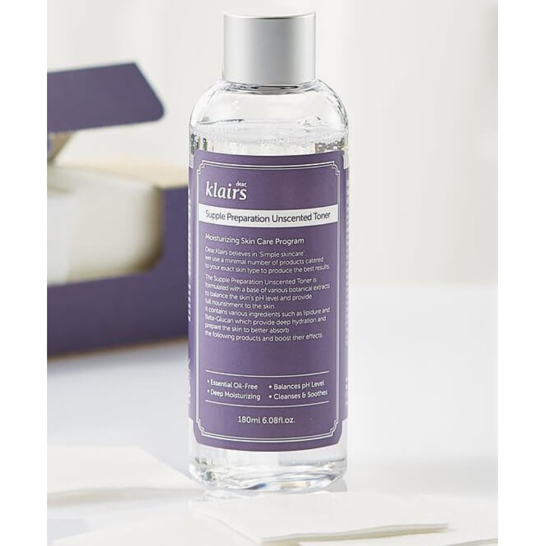 klairs toner unscented ingredients