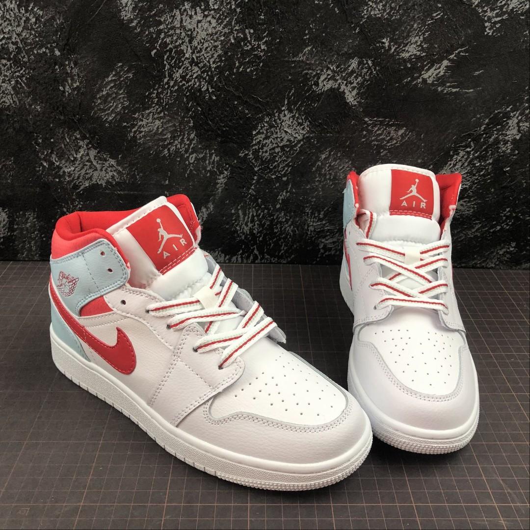 Air jordan 1 mid topaz mist on sale