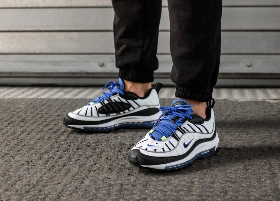 Nike air max 98 racer blue, Men's Fashion, Footwear, Sneakers on Carousell