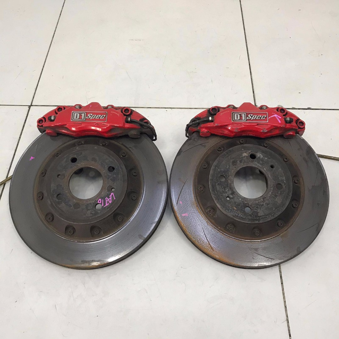 Nissan Latio Brake Caliper 4 Pot & Rotor Disc (AS4519), Car Accessories ...