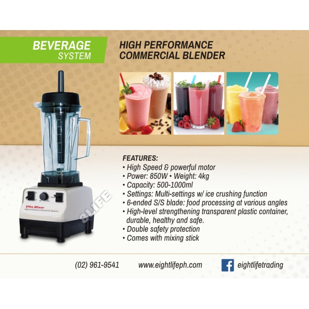 Original Vita Mixer Commercial Heavy Duty Blender Brand New Home Furniture Home Appliances Other Kitchen Appliances On Carousell