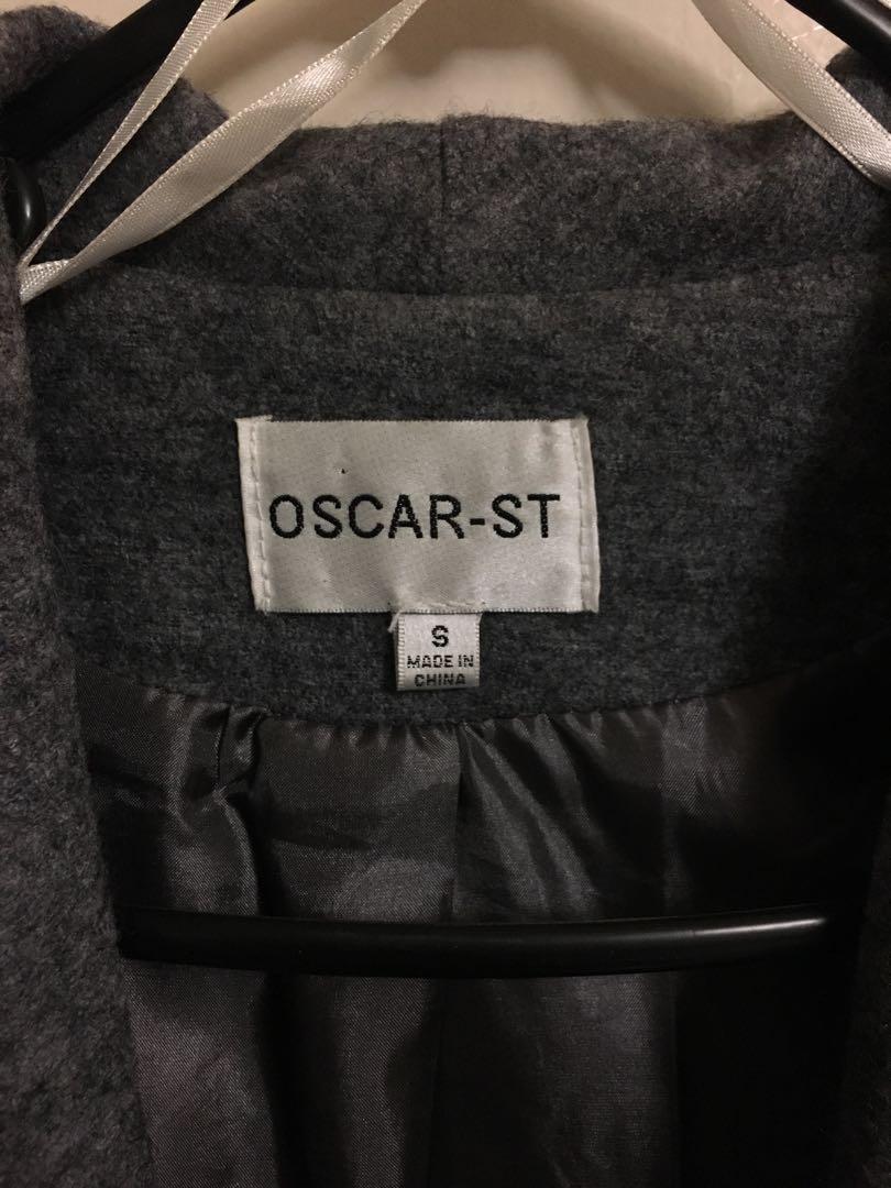 Oscar St Dark Grey Coat Women S Fashion Clothes On Carousell