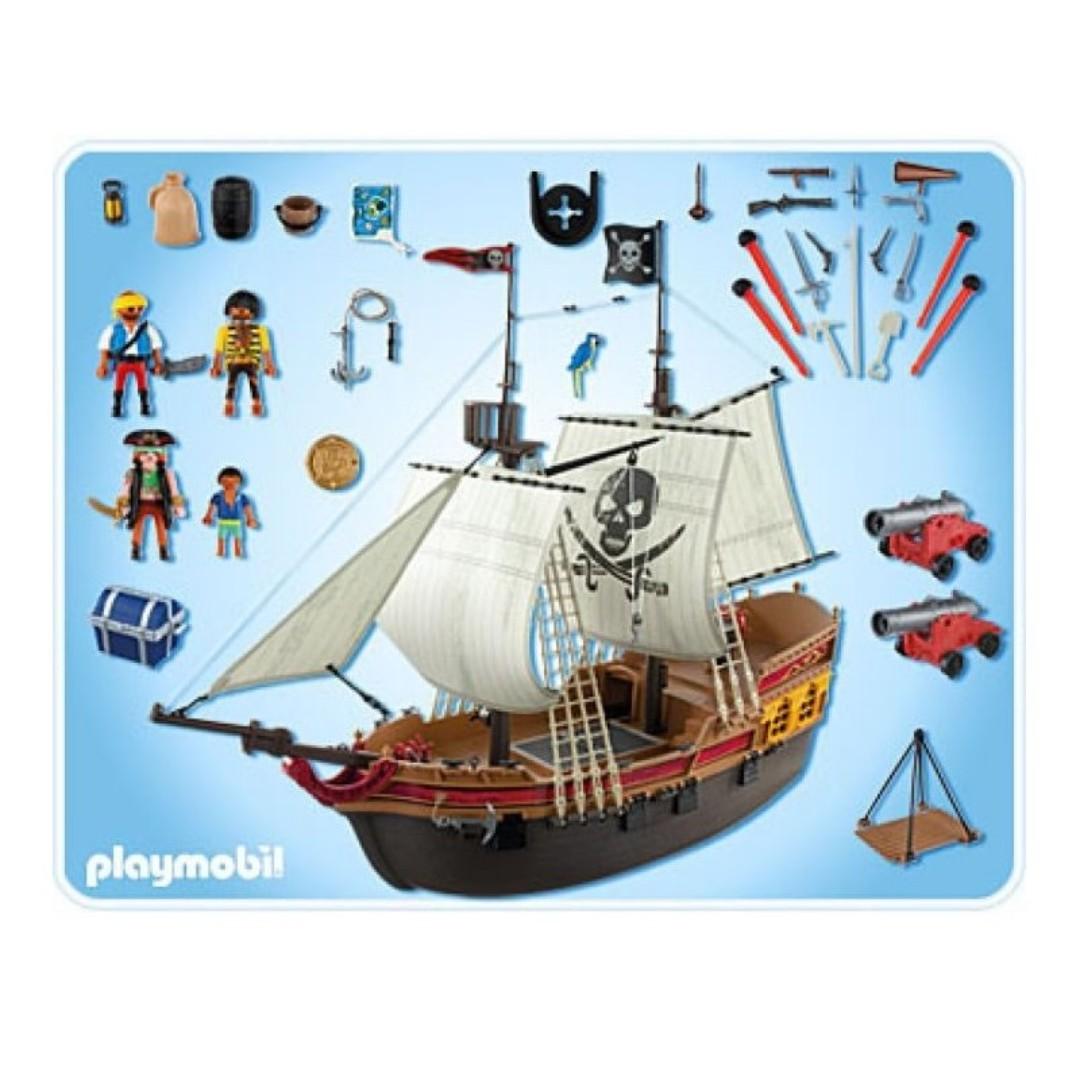 Skorpe Etablere vinde Playmobil 5135: Large Pirate Ship, Hobbies & Toys, Toys & Games on Carousell