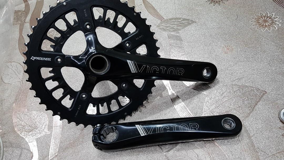 Prowheel Victor Crankset 50 34T utk dijual