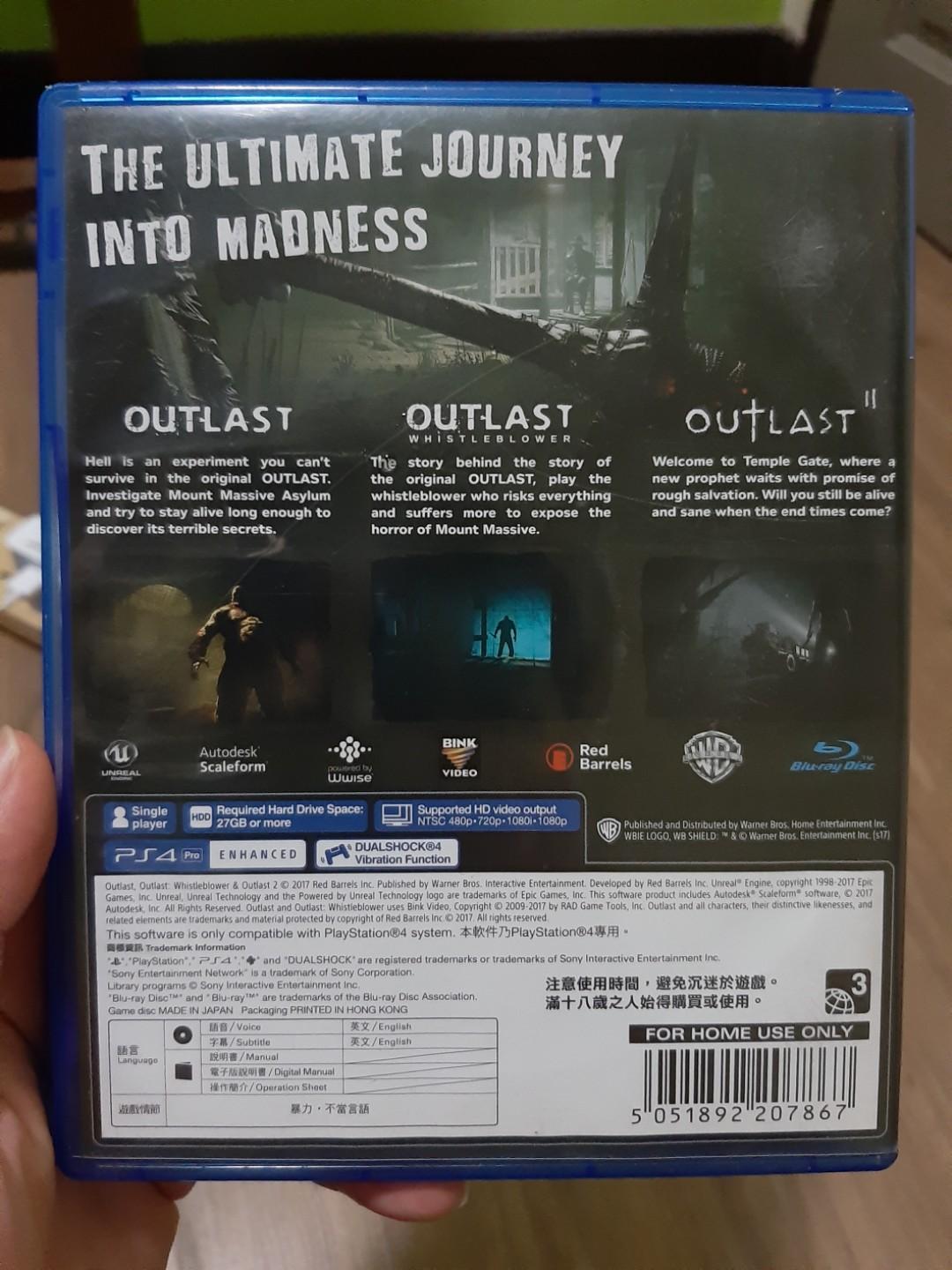 Outlast 2025 ps4 price