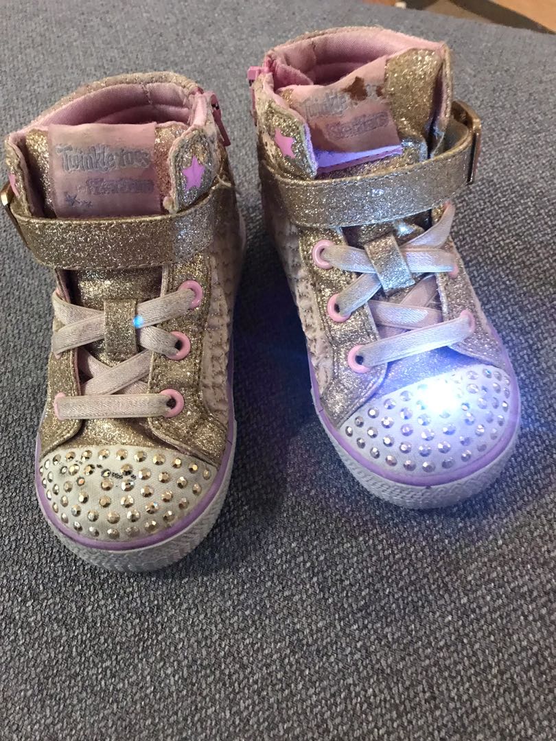 skechers twinkle toes purple