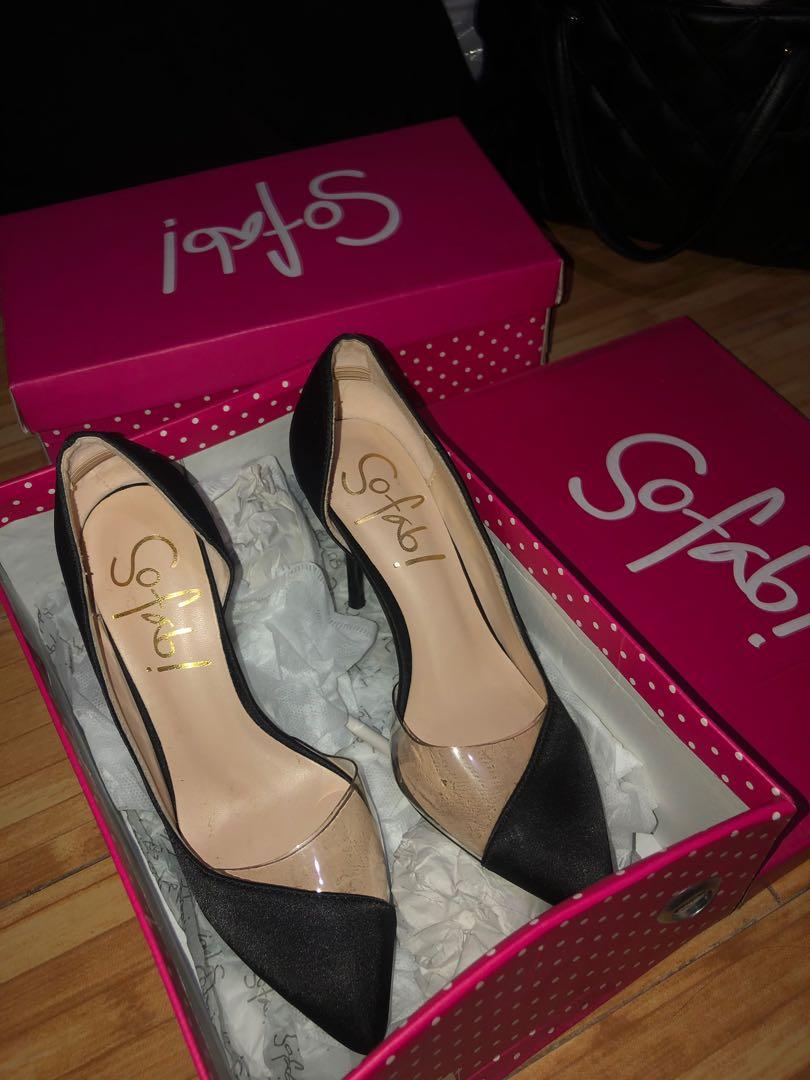 So Fab Black Heels (used ince only 