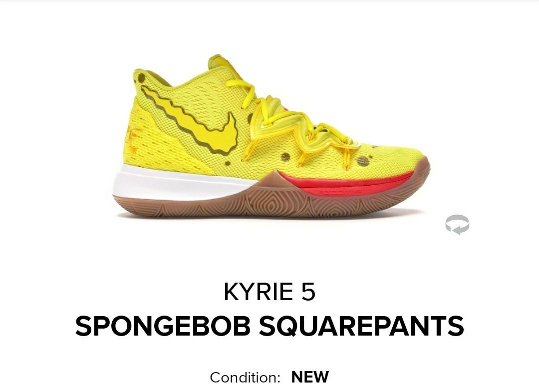 spongebob shoes sold out