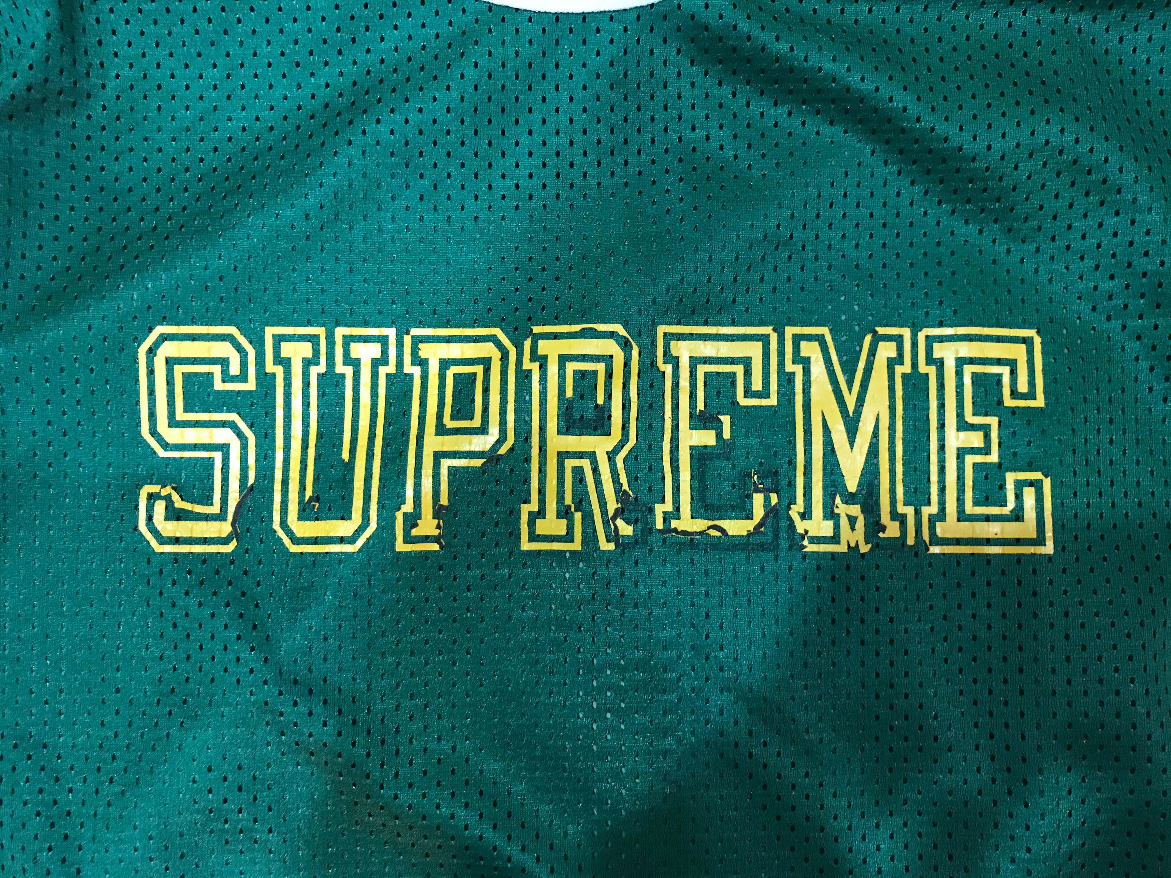 Supreme Green Mesh Jersey, Men's