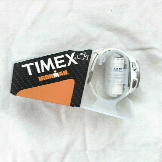 Men s Timex Ironman Classic 30 Mid White Silicone Band Watch