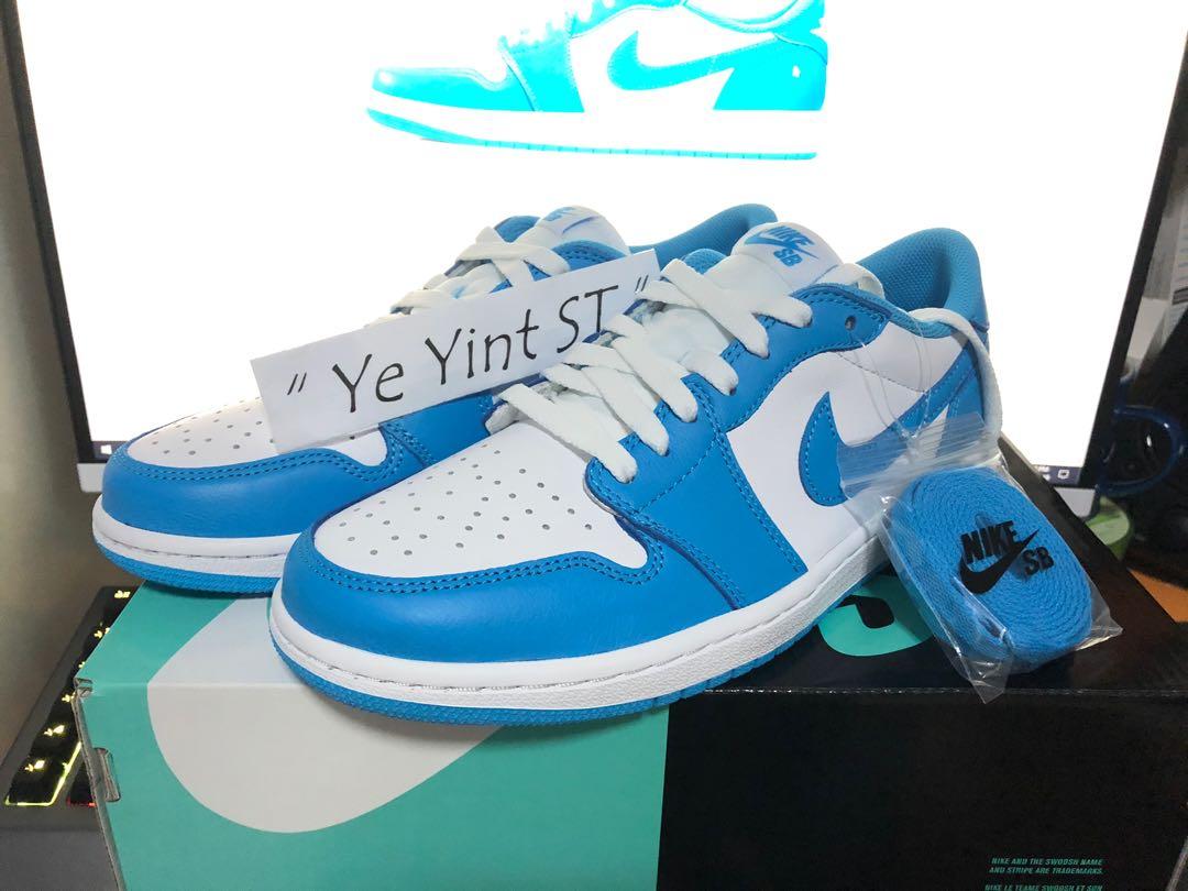 nike sb air jordan 1 unc