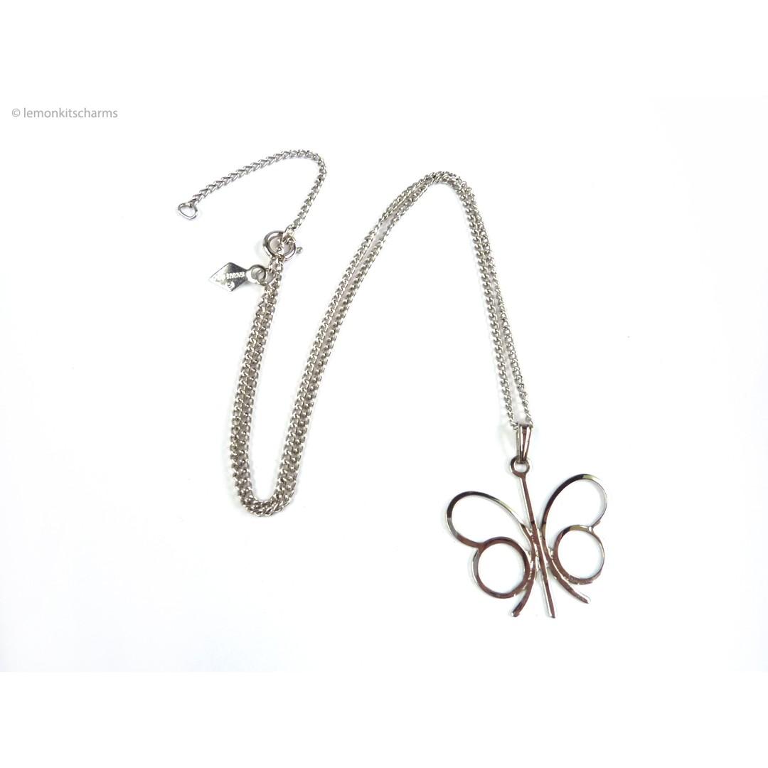 Sarah coventry outlet butterfly necklace