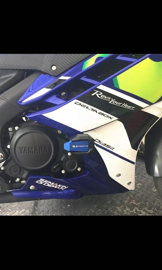 YAMAHA R15 V3 SLIDERS, Motorcycles, Motorcycle Accessories on Carousell