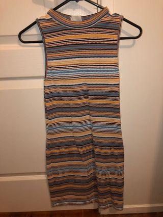 High neck dress