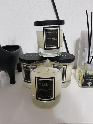 TO BE CALM  med sized Scented candle like JoMalone