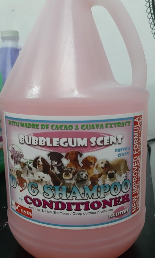1 Gallon Dog Shampoo and conditioner with madre cacao and guava leaves