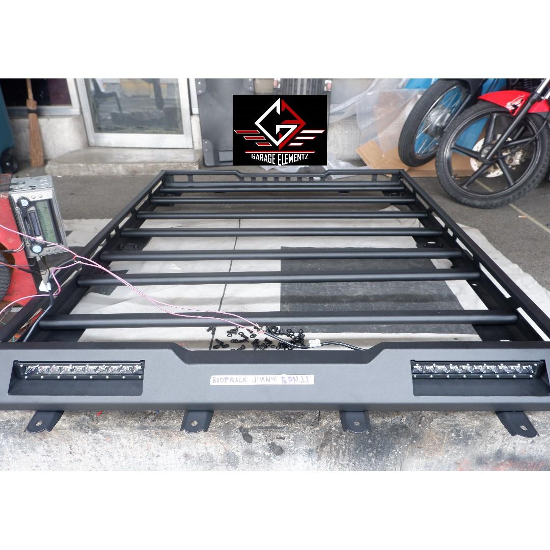 2019 To 2020 Suzuki Jimny Roofrack Or Roof Luggage Carrier With Led Gutter Mount Car Parts Accessories Body Parts And Accessories On Carousell