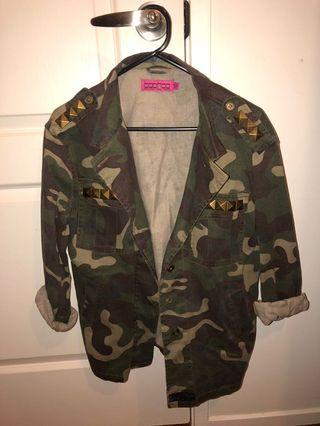 Army print jacket
