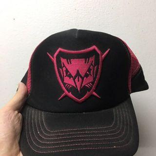 Black fryday trucker cap snapback hat black pink logo