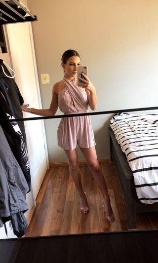 Dusty pink playsuit