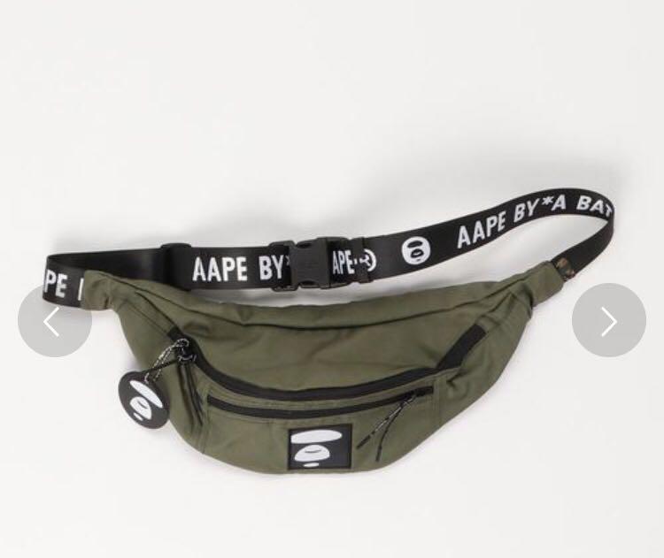 Aape nylon canvas waist bag cheap