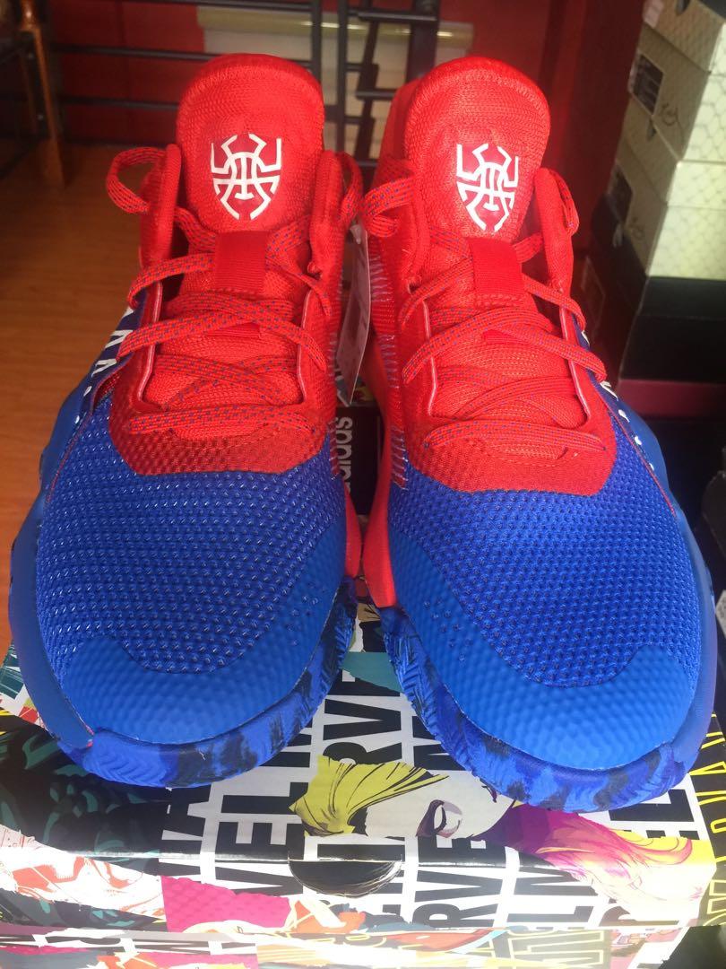 Adidas Don Issue 1 Spider-Man Colorway- Donovan Mitchell, Men's Fashion ...