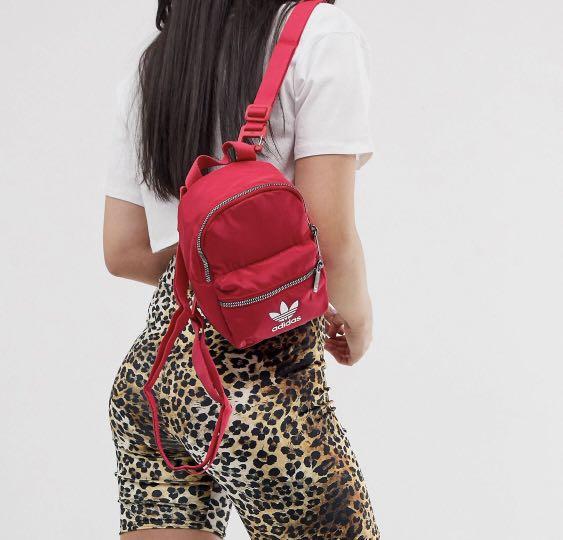 adidas red mini backpack