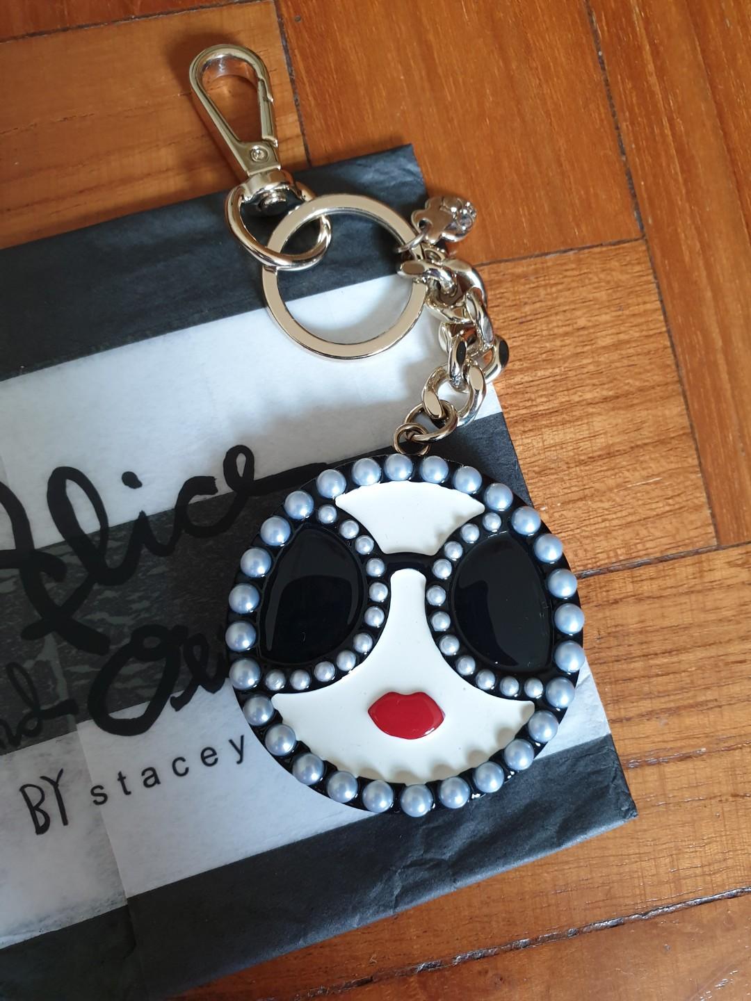 Alice and Olivia Pearly Face Charm