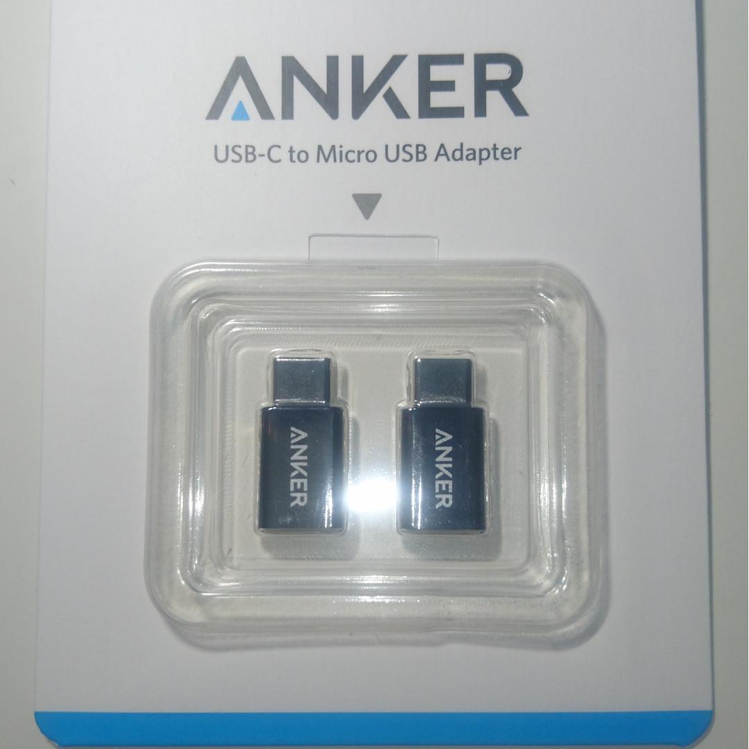 Anker Usb Type C To Micro Usb Adapter Mobile Phones Tablets Mobile Tablet Accessories Mobile Accessories On Carousell