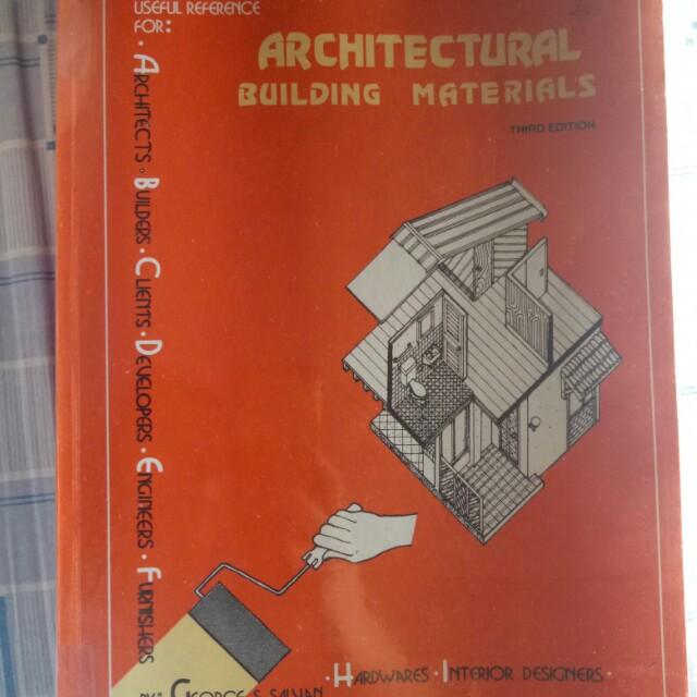 Architectural Building Materials (Salvan), Hobbies & Toys, Books