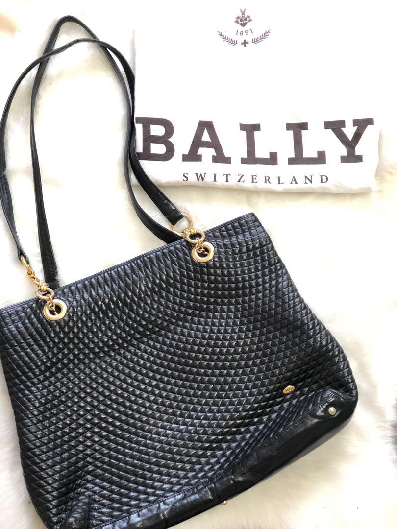 Bally (Category: Luxury Bags & Wallets) located in Antipolo. Submitted by superstardjs (Listing ID 245927323, Image 3). Description: Bally Black Quilted Leather Tassel Tote Pre-owned Original Price: P30,000 .