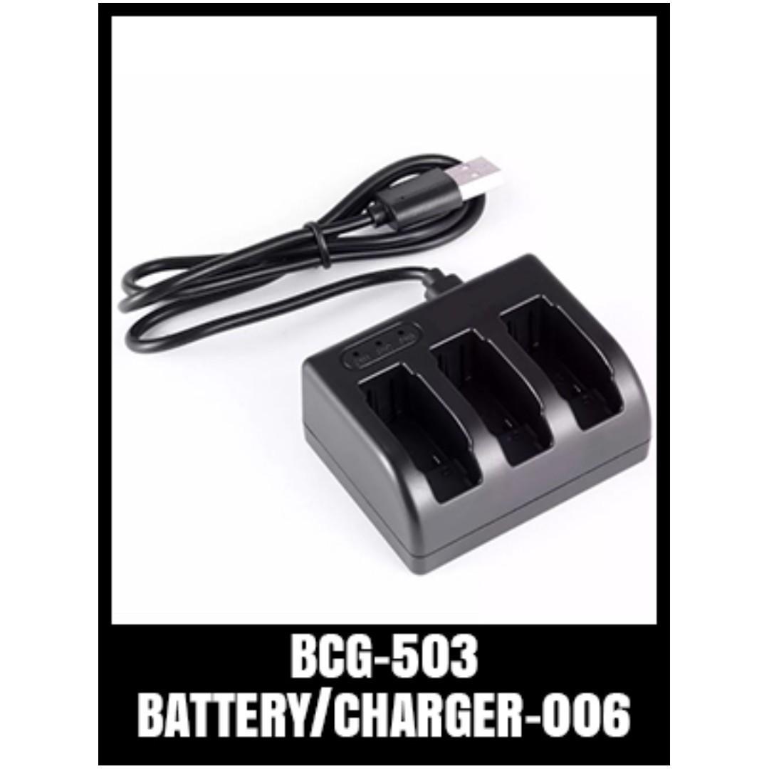 Bcg 503 Gopro Hero 5 Triple Battery Charger Photography Camera Accessories Others On Carousell
