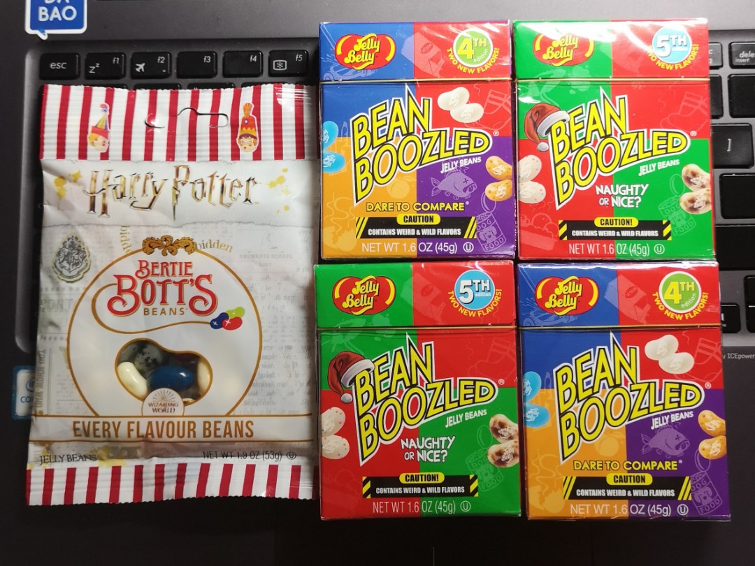 Bean Boozled Jellybeans Harry Potter Bertie Bott's Every Flavour Jelly