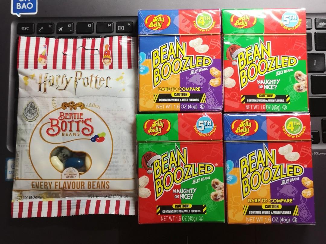 Bean Boozled Jellybeans Harry Potter Bertie Bott S Every Flavour Jelly Beans Food Drinks Packaged Snacks On Carousell