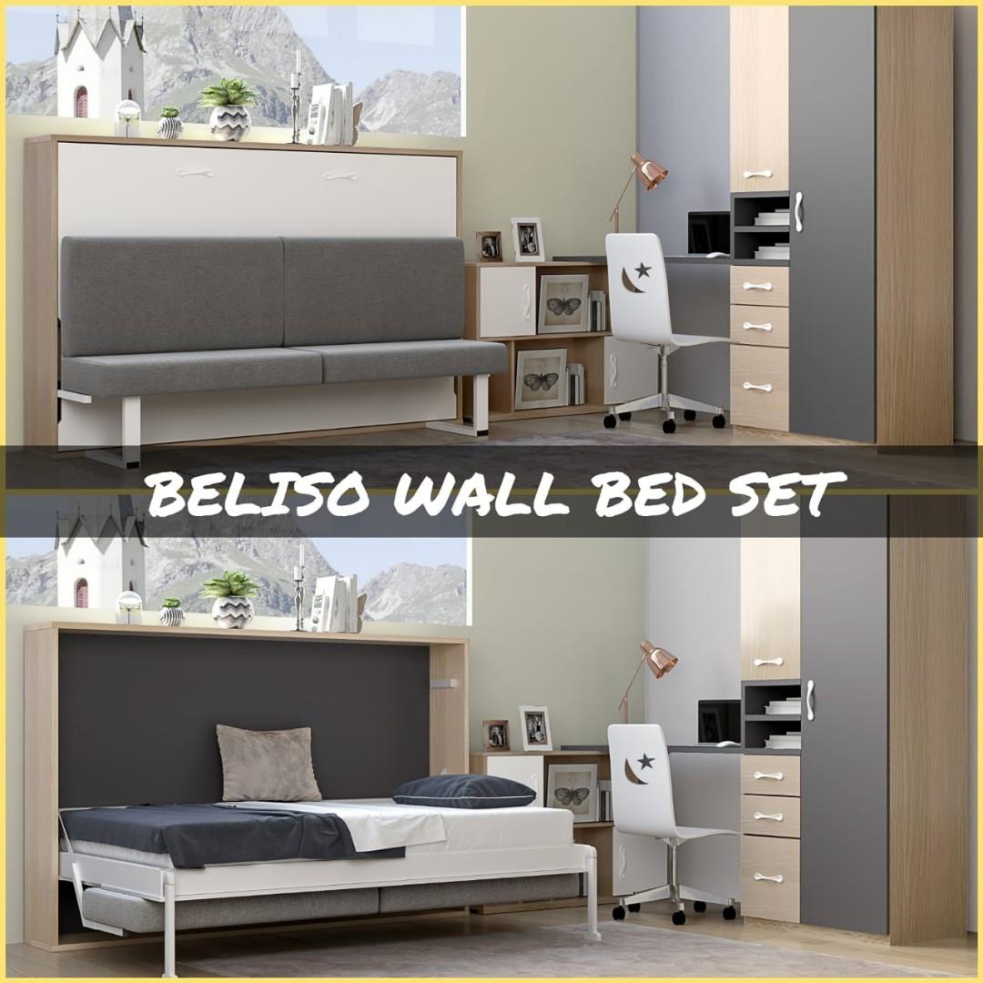 Beliso Wall Bed Set Serba Serbi Others Di Carousell
