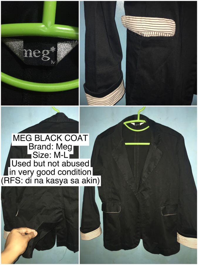 Black Coat (Category: Others Tops) located in Malabon City. Submitted by cathyardiente (Listing ID 245981873, Image 1). Description: .
