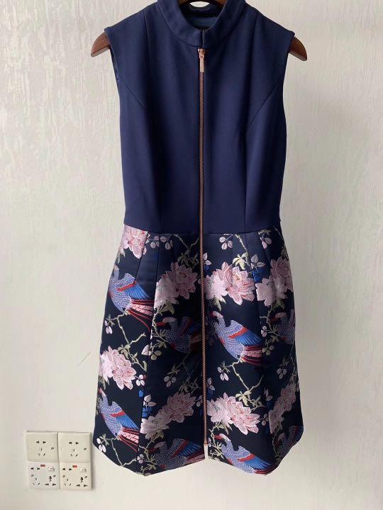 ted baker chinoiserie dress